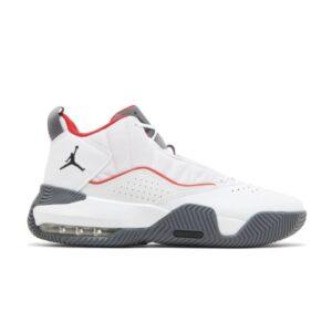 White/Light Graphite/University Red/Black