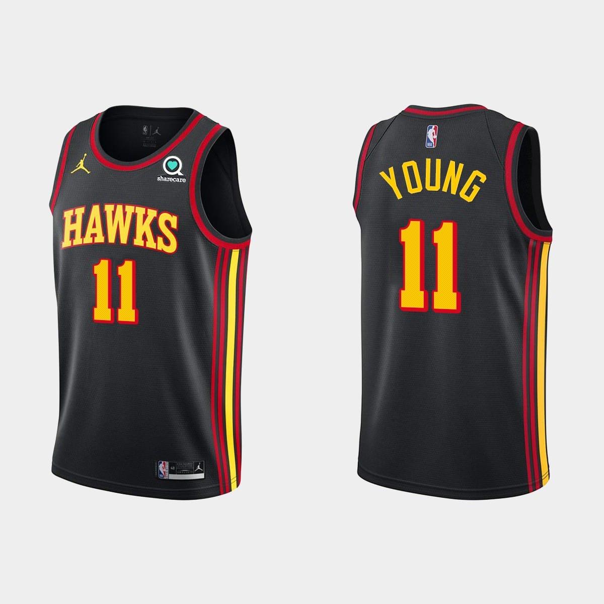 atlanta-hawks-11-trae-young-statement-edition-black-jersey