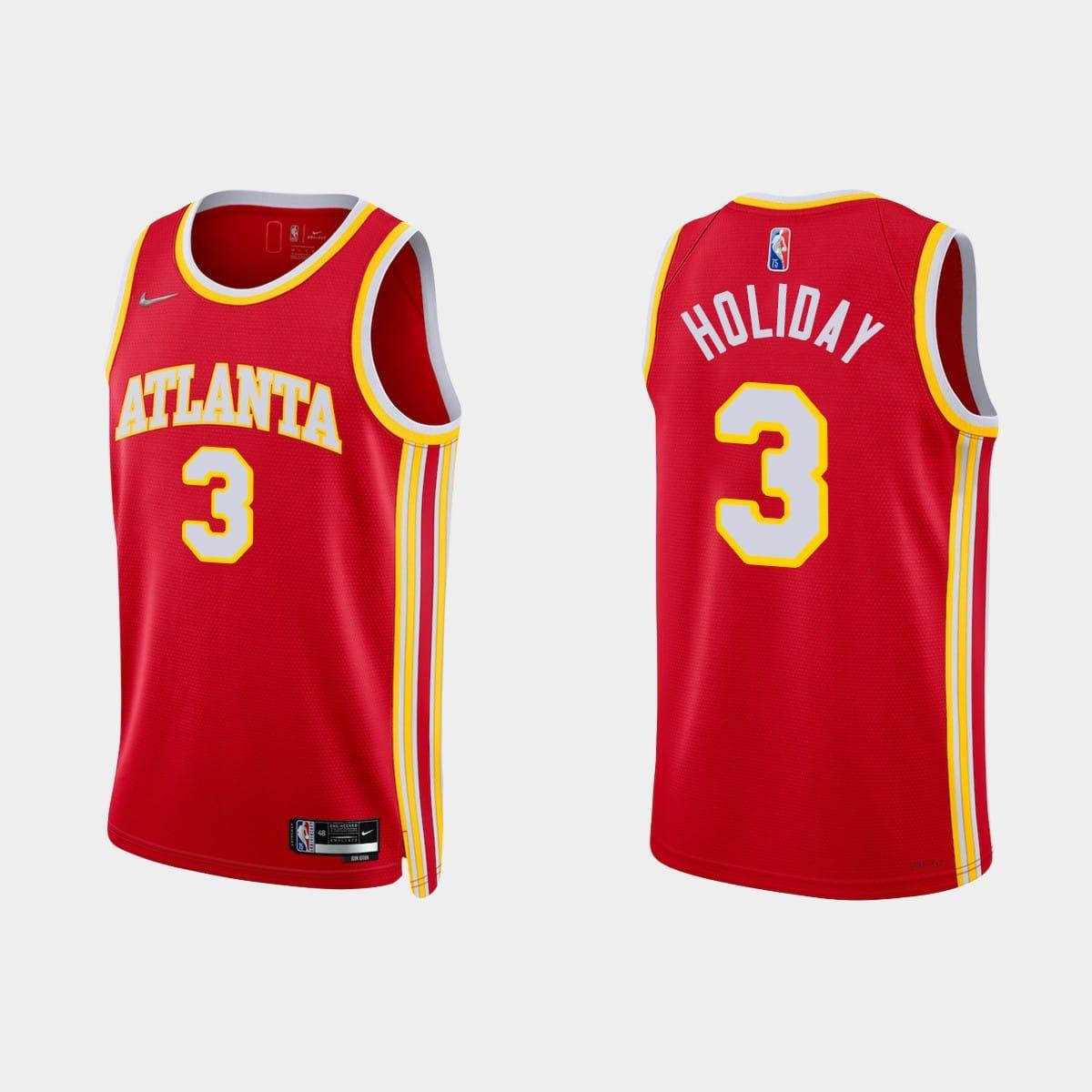 atlanta-hawks-3-aaron-holiday-nba-75th-anniversary-icon-red-jersey