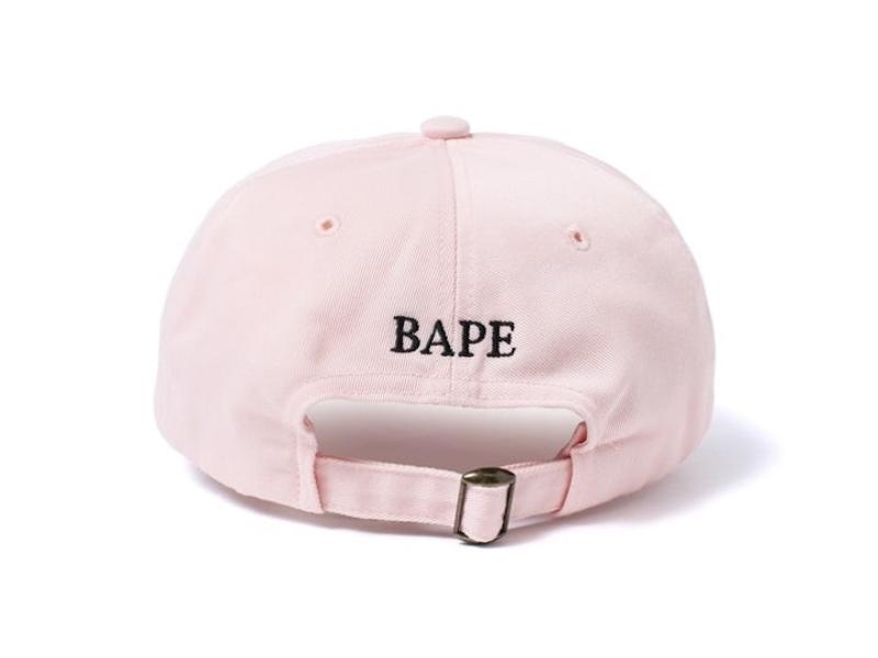Бейсболка BAPE Ape Head Embroidery Panel Cap Pink/Black