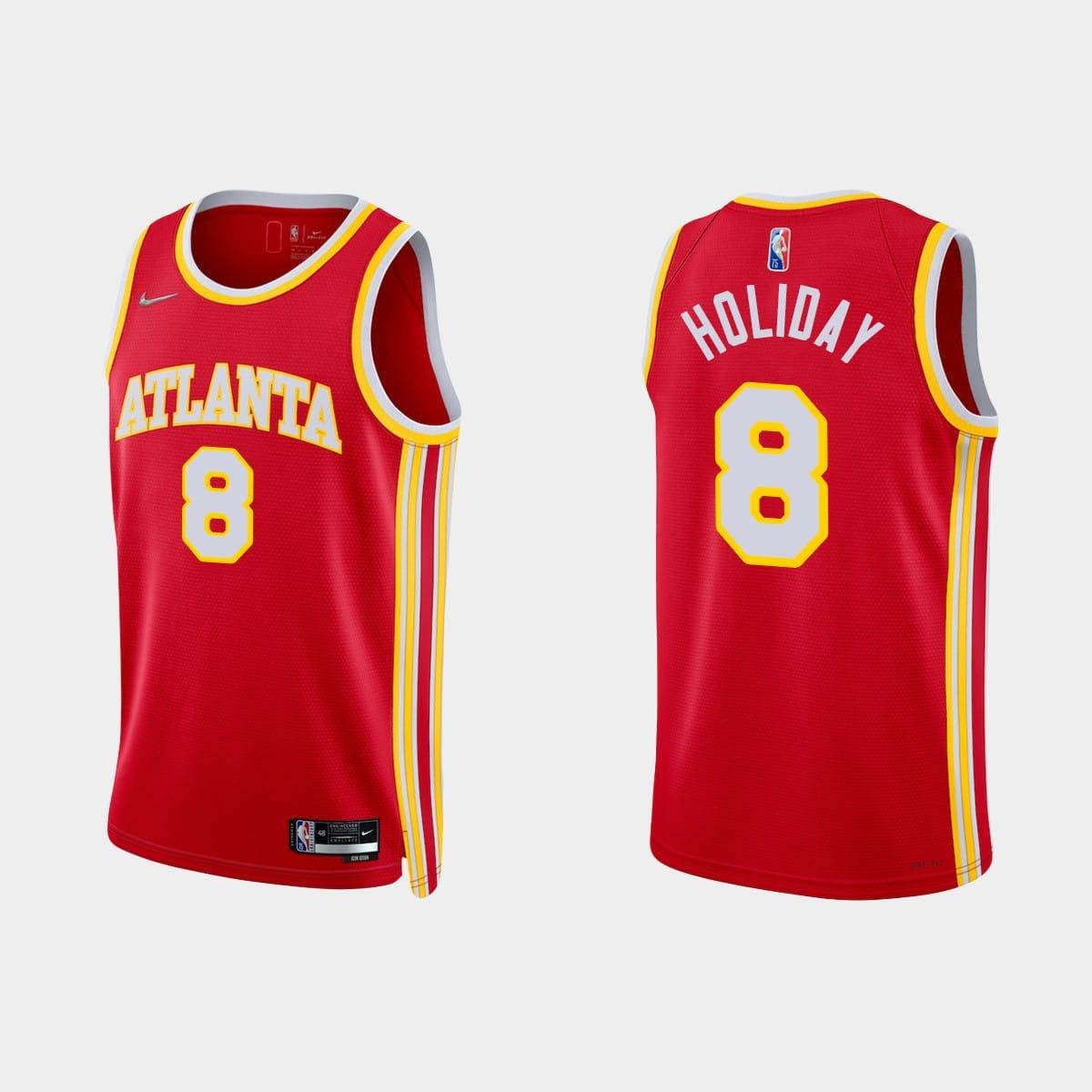 nba-75th-anniversary-atlanta-hawks-8-justin-holiday-icon-red-jersey