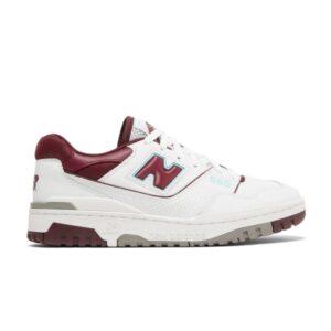 White/Burgundy/Turquoise
