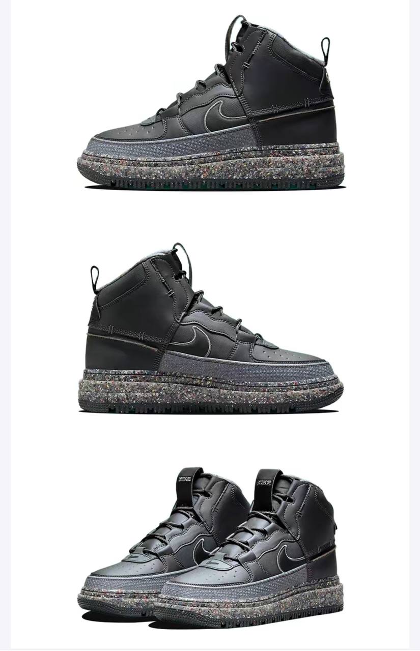 Nike Air Force 1 Boot NN Dark Smoke Grey Crater DD0747 001