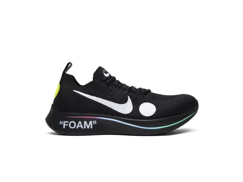 Off White x Nike Zoom Fly Mercurial Flyknit Black AO2115 001