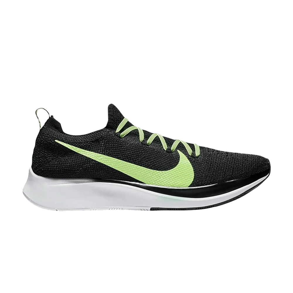 Кроссовки Nike Zoom Fly Flyknit 'Black Lime Blast'