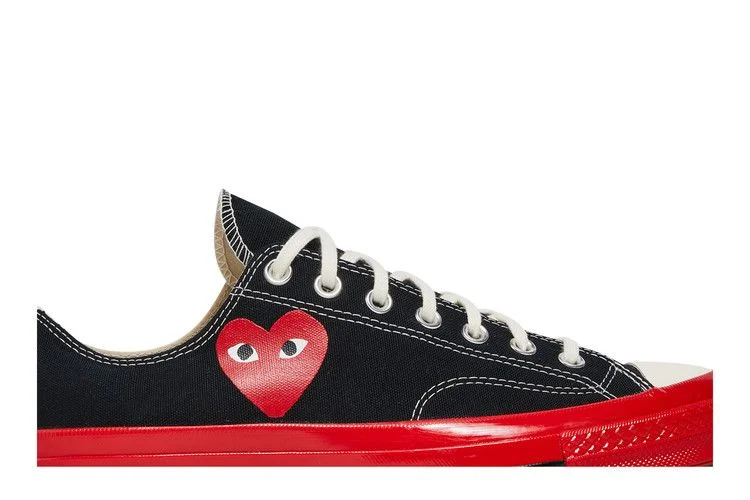 Кроссовки Comme des Garçons Play x Converse Chuck 70 Low 'Black Red'