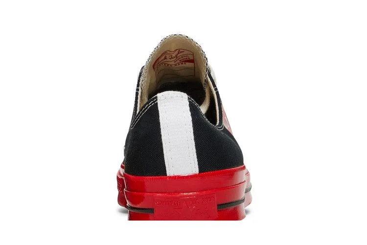 Кроссовки Comme des Garçons Play x Converse Chuck 70 Low 'Black Red'