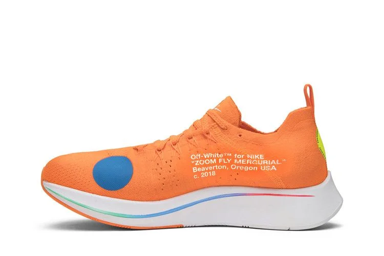 Кроссовки Off-White x Nike Zoom Fly Mercurial Flyknit 'Total Orange'