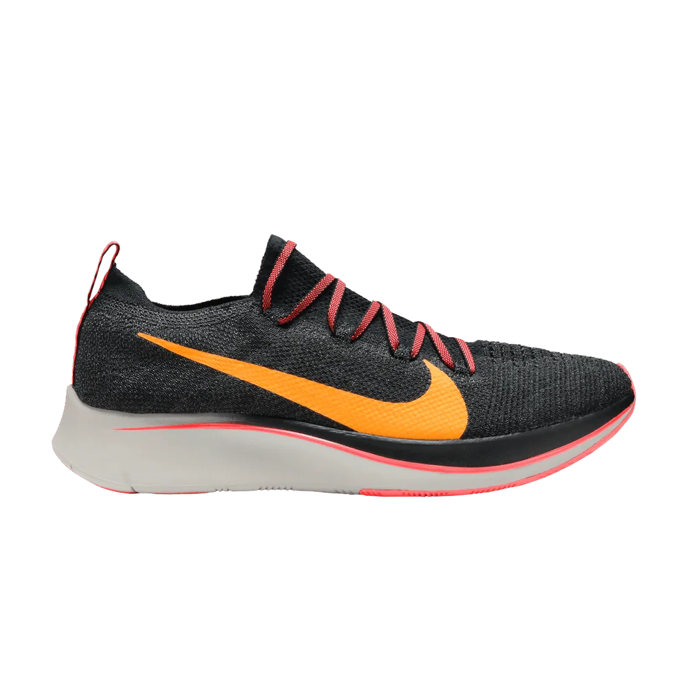 Кроссовки Nike Zoom Fly Flyknit 'Black Flash Crimson'