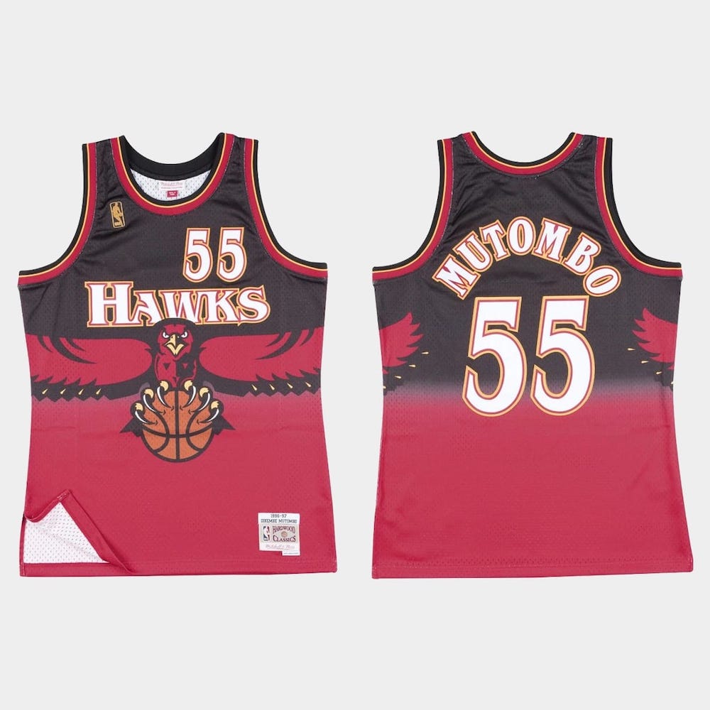 1996-97-atlanta-hawks-55-dikembe-mutombo-hardwood-classics-red-jersey