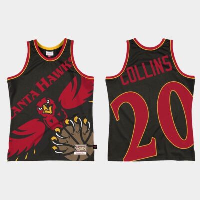 Atlanta-Hawks-20-John-Collins-Big-Face-2.0-Black-Jersey