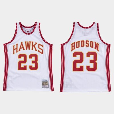Atlanta-Hawks-23-Lou-Hudson-Hardwood-Classics-White-Jersey