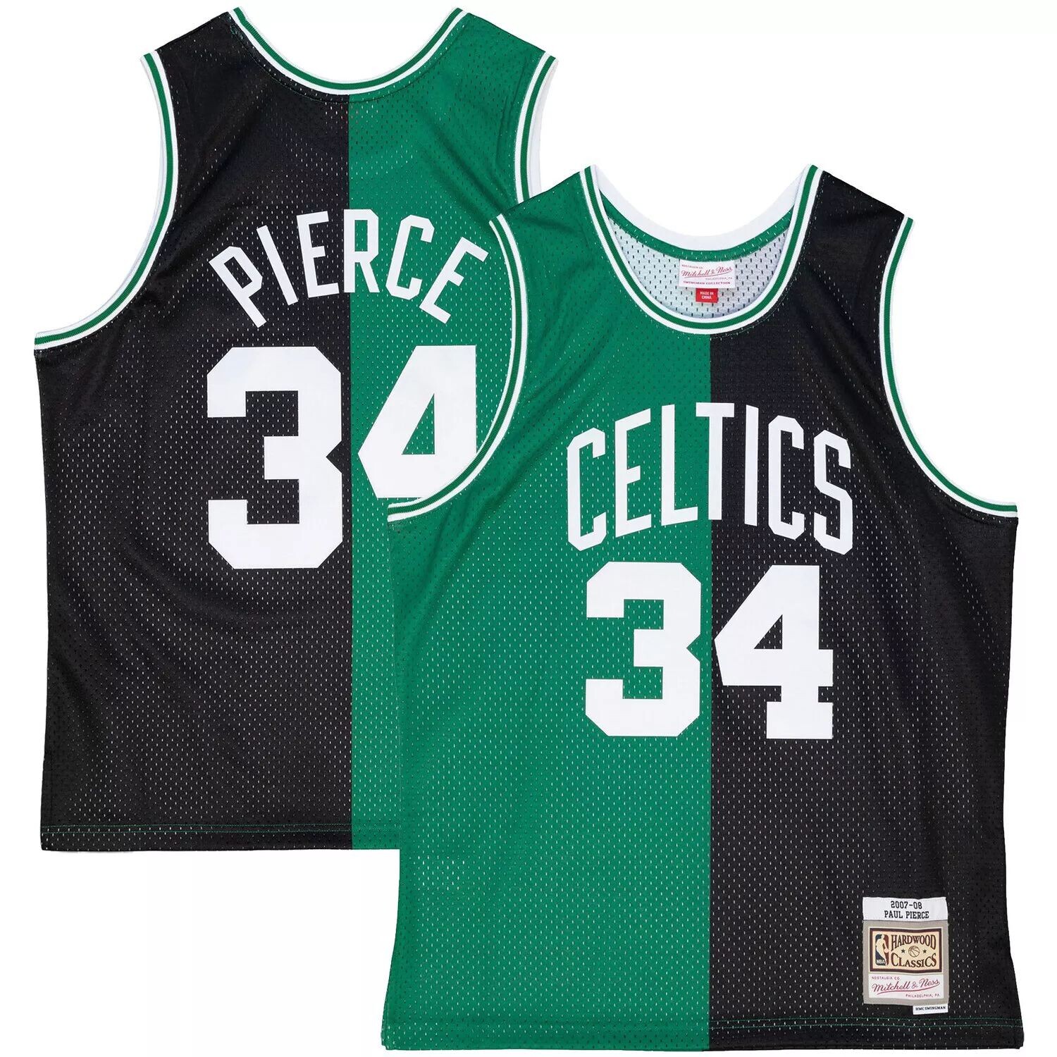 2007-08-boston-celtics-34-paul-pierce-hardwood-classics-black-green-split-jersey