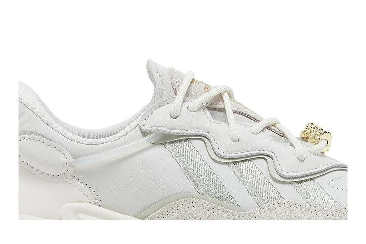 Кроссовки Adidas Wmns Ozweego 'White Linen Green Gum'