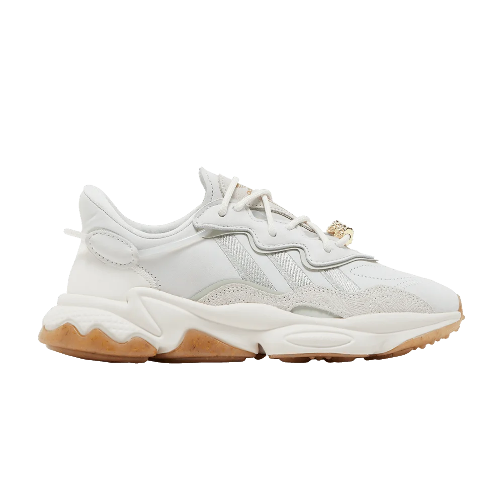 Кроссовки Adidas Wmns Ozweego 'White Linen Green Gum'
