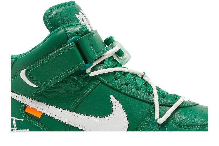 Кроссовки Off-White x Nike Air Force 1 Mid SP Leather 'Pine Green'