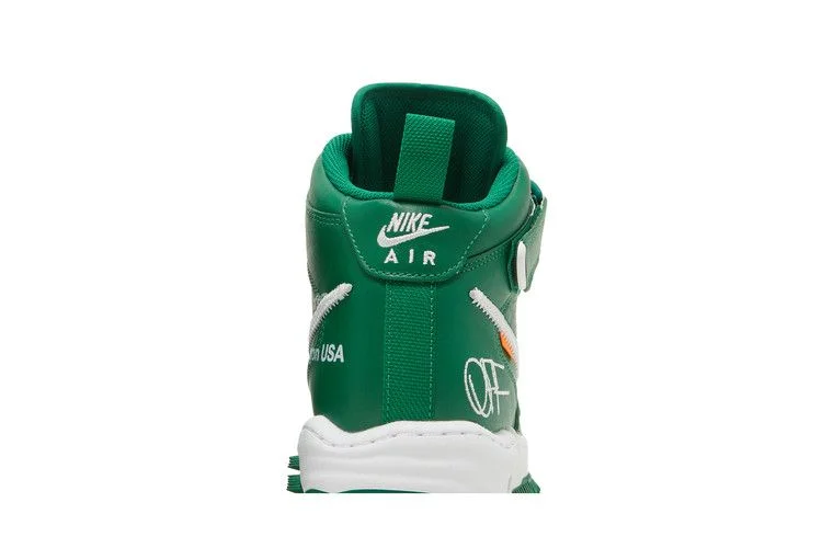 Кроссовки Off-White x Nike Air Force 1 Mid SP Leather 'Pine Green'
