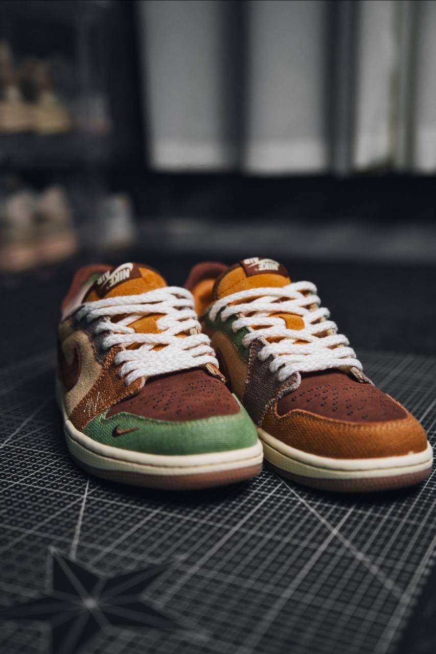 Кроссовки Zion Williamson x Air Jordan 1 Retro Low OG Voodoo купить ...