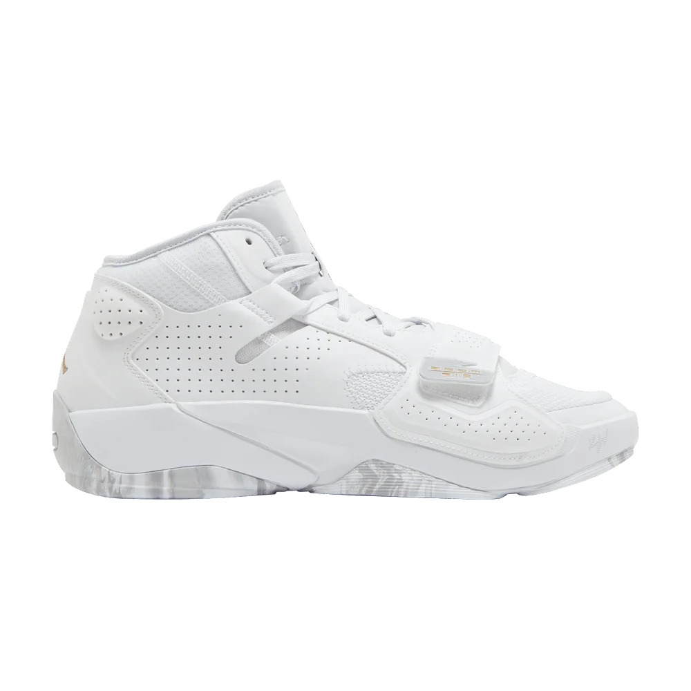 Кроссовки Air Jordan Zion 2 TB 'White Metallic Gold'