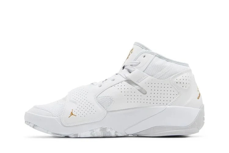 Кроссовки Air Jordan Zion 2 TB 'White Metallic Gold'