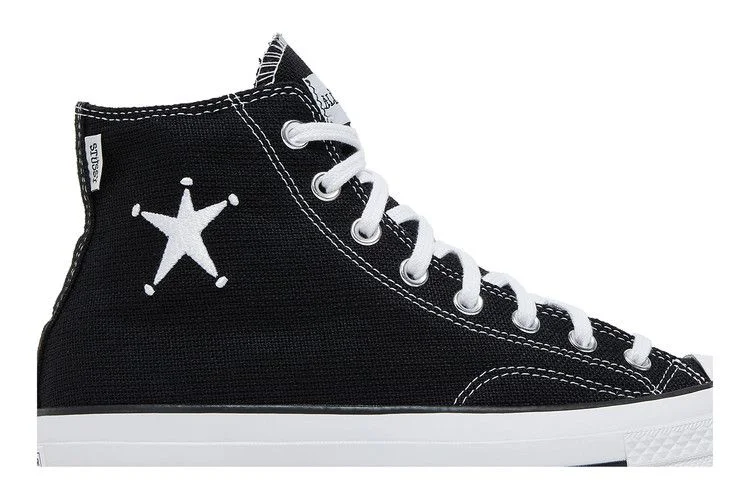 Кроссовки Stussy x Converse Chuck 70 High 'Black'