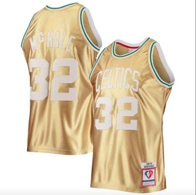 1985-86-Boston-Celtics-32-Kevin-McHale-75th-Anniversary-Gold-Jersey