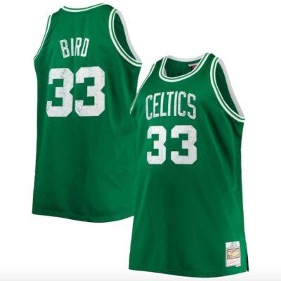 1985-86-Boston-Celtics-33-Larry-Bird-75th-Anniversary-Diamond-Kelly-Green-Jersey