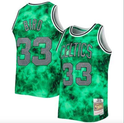 1985-86-Boston-Celtics-33-Larry-Bird-Galaxy-Kelly-Green-Jersey