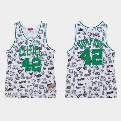 1985-86-Boston-Celtics-42-Al-Horford-White-Doodle-Jersey