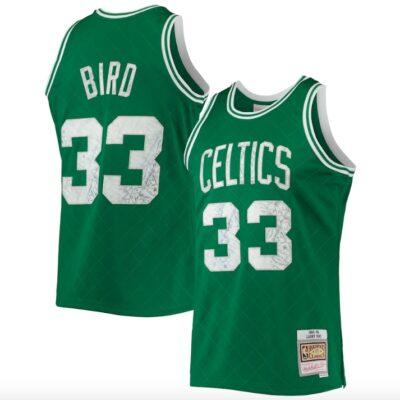 1996-97-Boston-Celtics-33-Larry-Bird-75th-Anniversary-Diamond-Kelly-Green-Jersey-