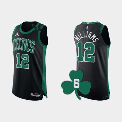 2022-23-Boston-Celtics-12-Grant-Williams-Black-Authentic-Retired-Number-Jersey