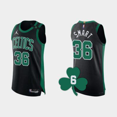 2022-23-Boston-Celtics-36-Marcus-Smart-Black-Authentic-Retired-Number-Jersey
