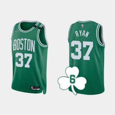 2022-23-Boston-Celtics-37-Matt-Ryan-Kelly-Green-Retired-Number-Jersey