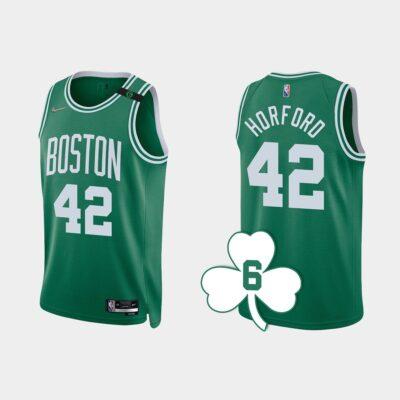 2022-23-Boston-Celtics-42-Al-Horford-Kelly-Green-Retired-Number-Jersey
