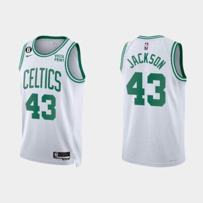 2022-23-Boston-Celtics-43-Justin-Jackson-Association-White-Jersey