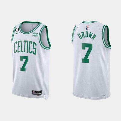 2022-23-Boston-Celtics-7-Jaylen-Brown-Association-White-Jersey