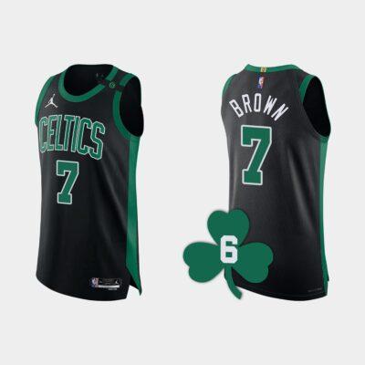 2022-23-Boston-Celtics-7-Jaylen-Brown-Black-Authentic-Retired-Number-Jersey