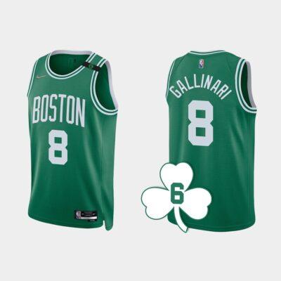 2022-23-Boston-Celtics-8-Danilo-Gallinari-Kelly-Green-Retired-Number-Jersey