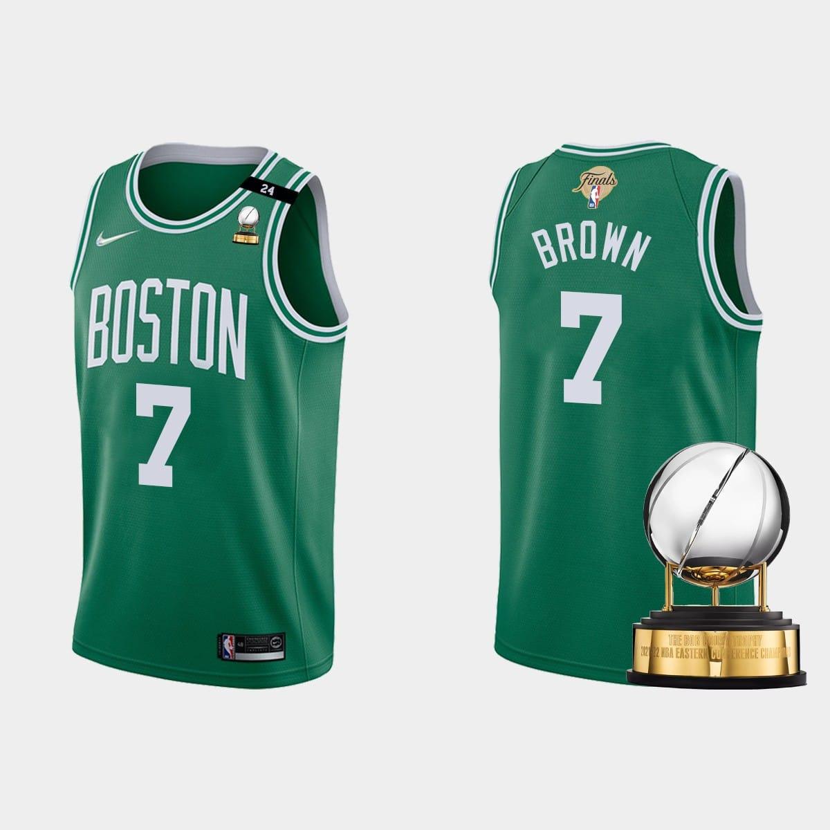 2022-eastern-conference-champions-boston-celtics-7-jaylen-brown-green-icon-jersey