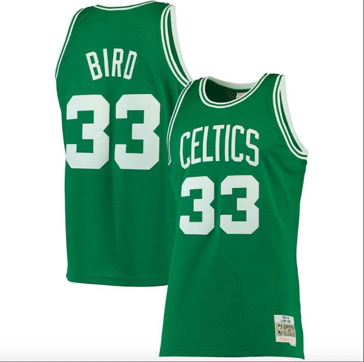 Larry bird basketball jersey on sale