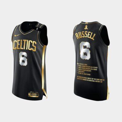 Boston-Celtics-6-RIP-Bill-Russell-Special-Edition-Jersey-Black-Gold