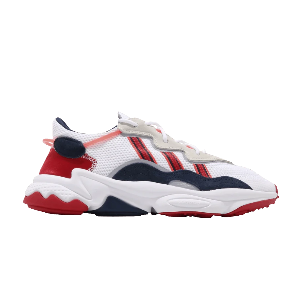 Белый, Collegiate Navy, Алый