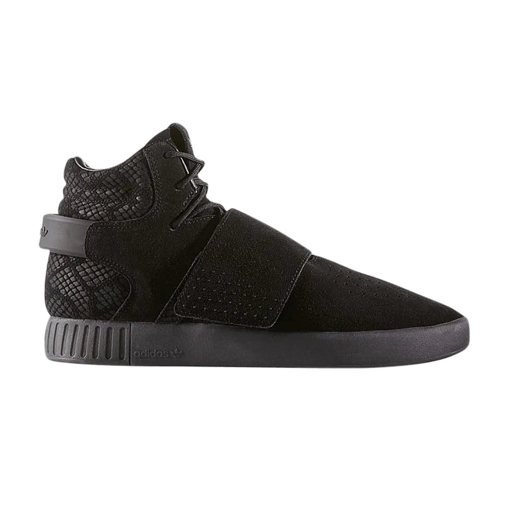 Кроссовки Adidas Tubular Invader Strap 'Black'