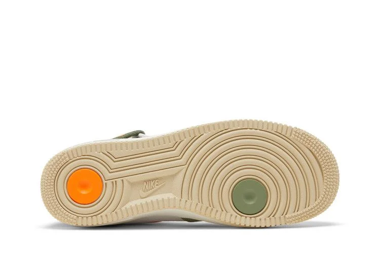 Кроссовки Nike Air Force 1 Mid QS 'Oil Green Orange'