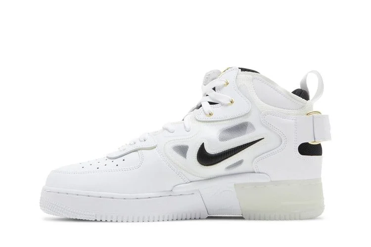 Кроссовки Nike Air Force 1 Mid React '40th Anniversary - White Black'