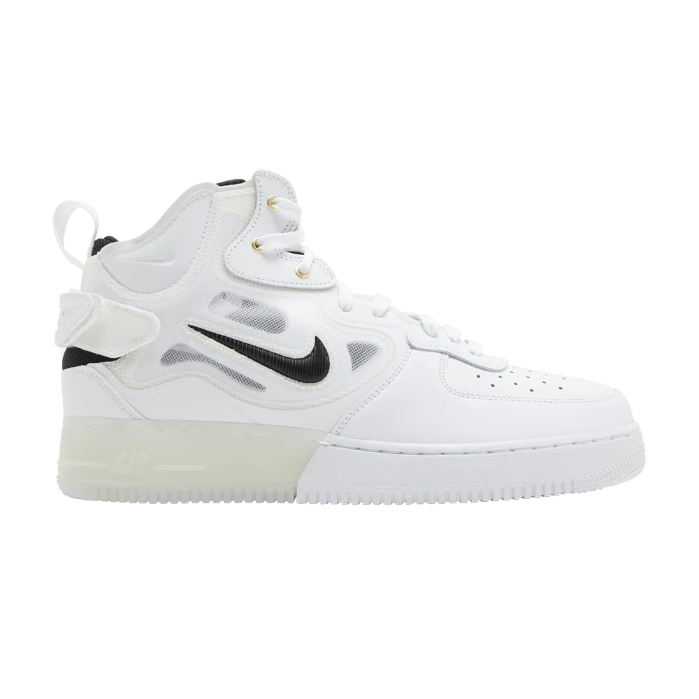 Кроссовки Nike Air Force 1 Mid React '40th Anniversary - White Black'