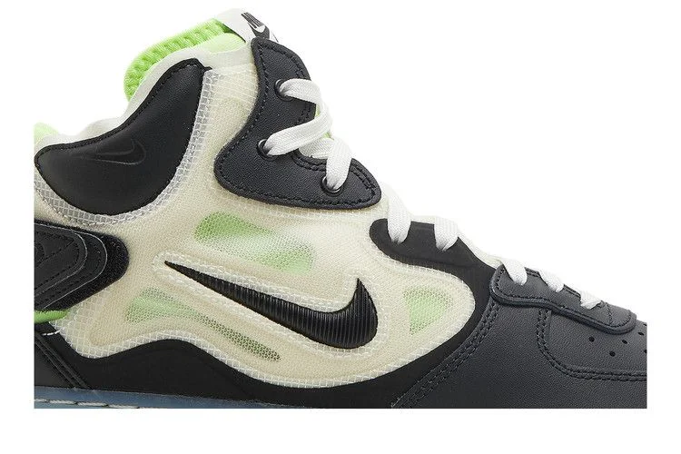 Кроссовки Nike Air Force 1 Mid React 'Black Neon'