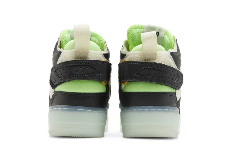 Кроссовки Nike Air Force 1 Mid React 'Black Neon'