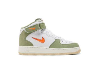 Nike-Air-Force-1-Mid-QS-Olive-Green-Total-Orange