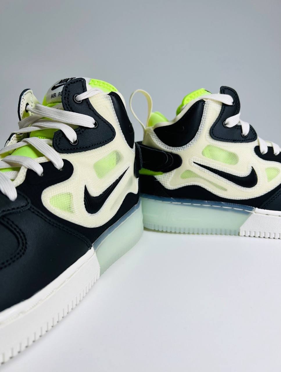 Nike air force neon tick best sale